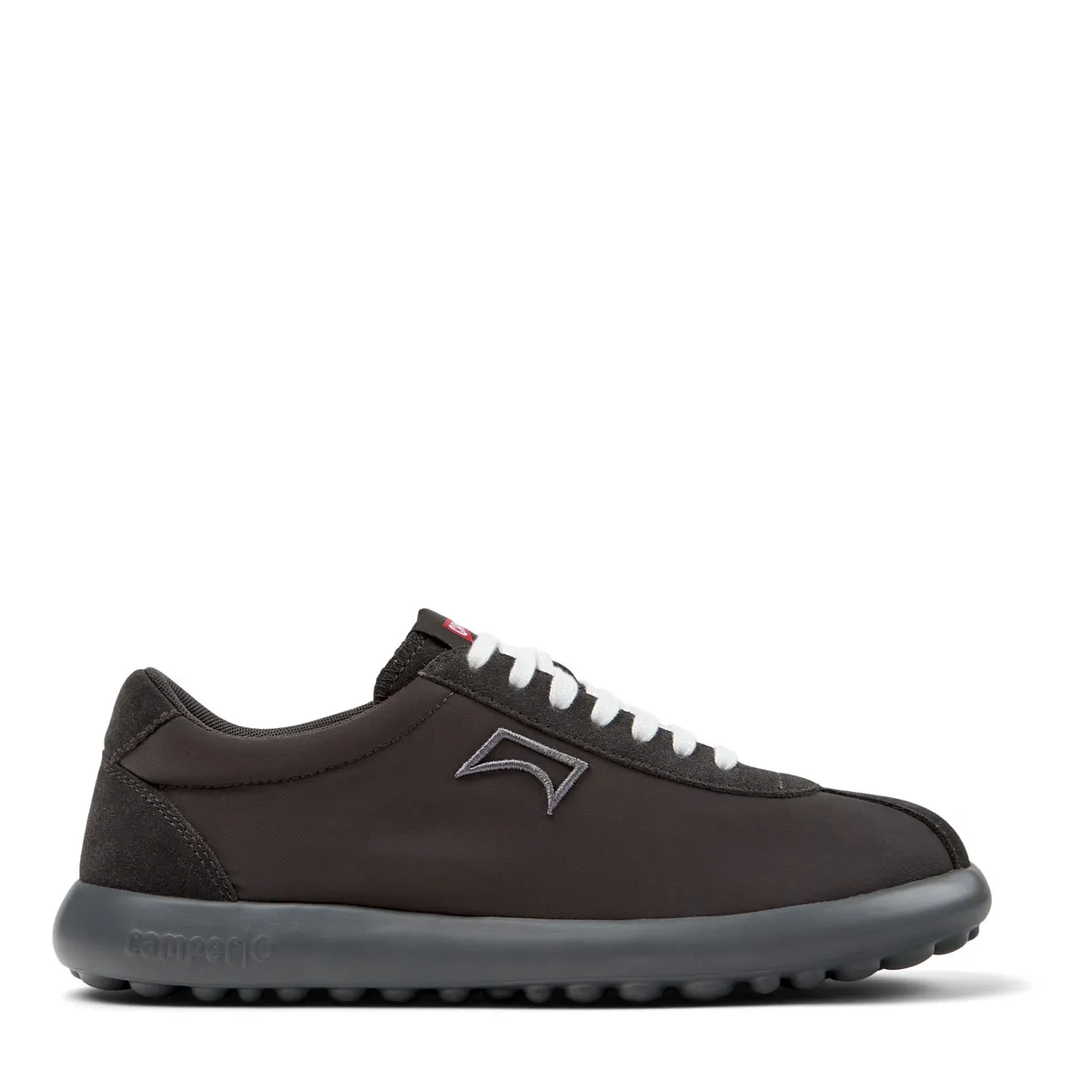 Low-Top Sneaker mit Lederbesatz
