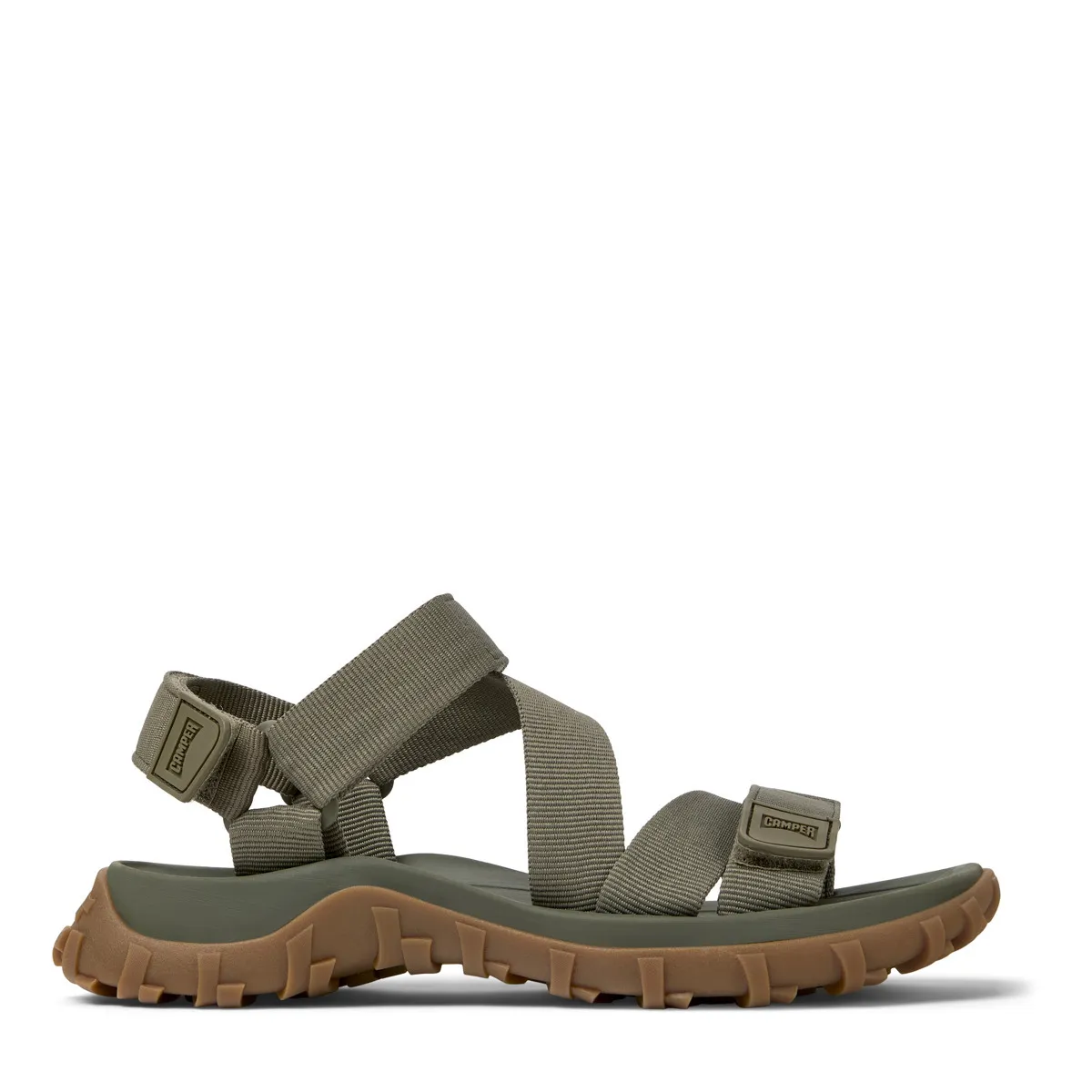 Camper Drift Trail Oliv Sandalen