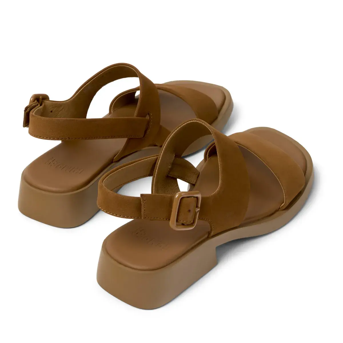 Minimalistische Riemchensandalen aus Leder