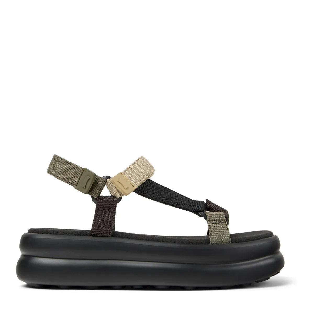 Plateau Mehrriemen Sportsandalen
