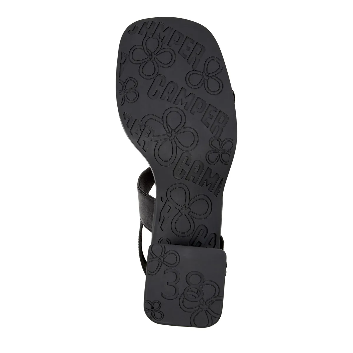 Leder-Sandalen mit Schnalle und Blockabsatz