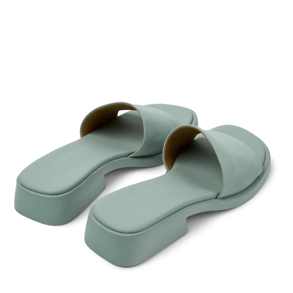 Minimalistische Slide Sandalen mit Absatz