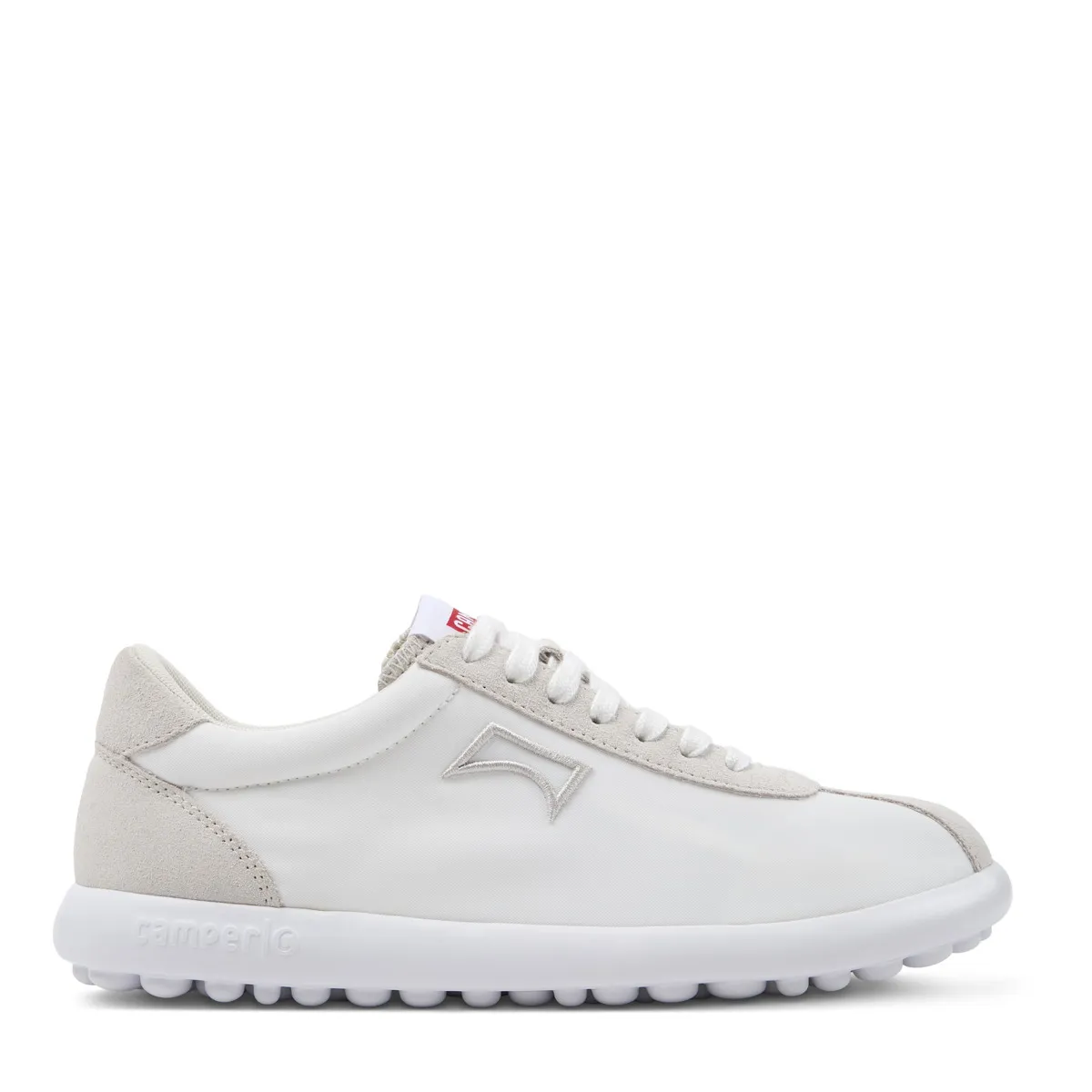 Klassischer weißer Leder-Low-Top-Sneaker