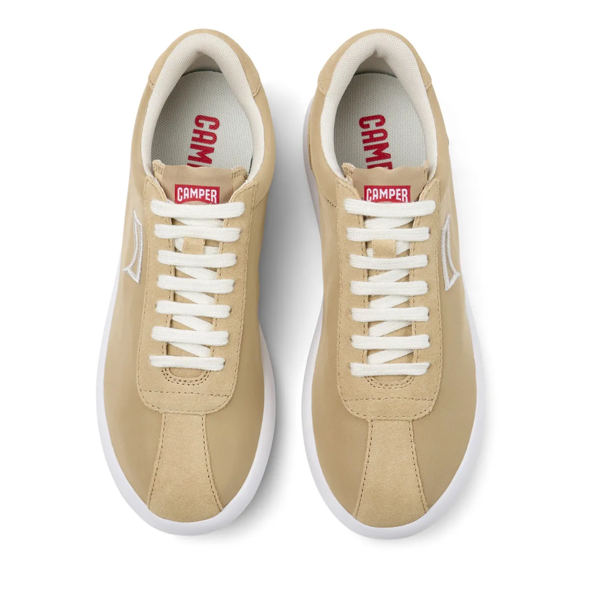 Beige Low-Top Freizeit Sneaker Pelotas XLF