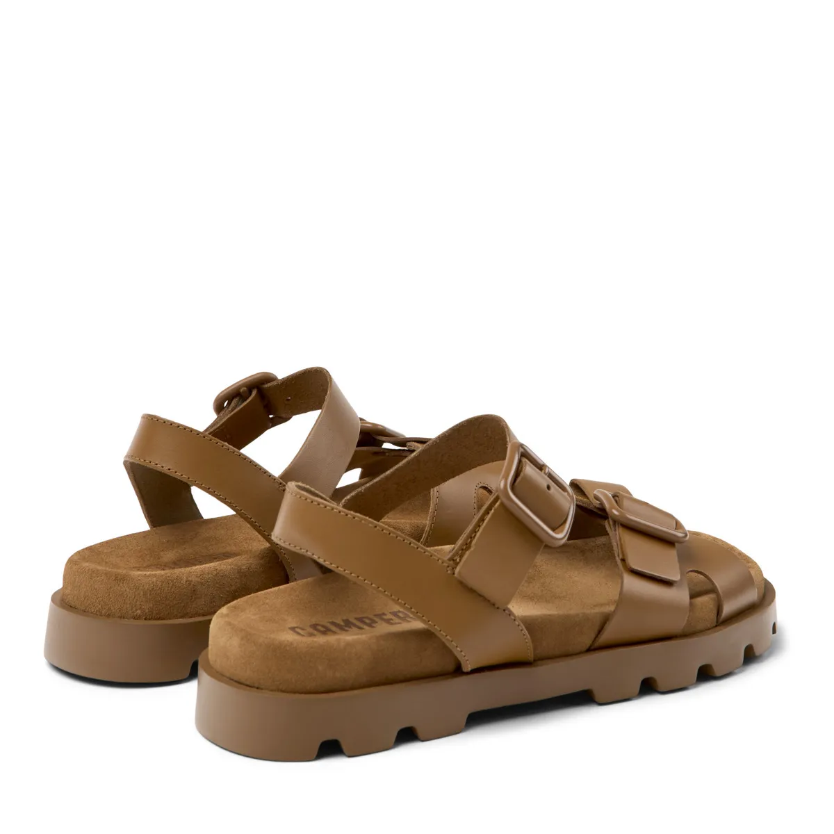 Brutus Sandalen mit Schnalle und Plateausohle