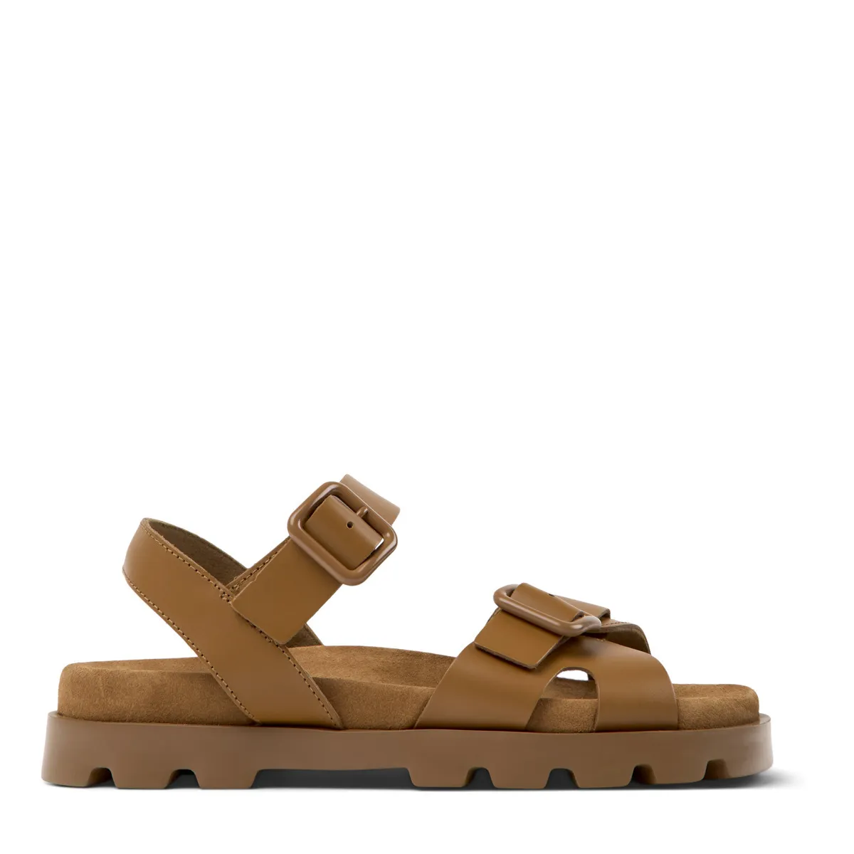 Brutus Sandalen mit Schnalle und Plateausohle