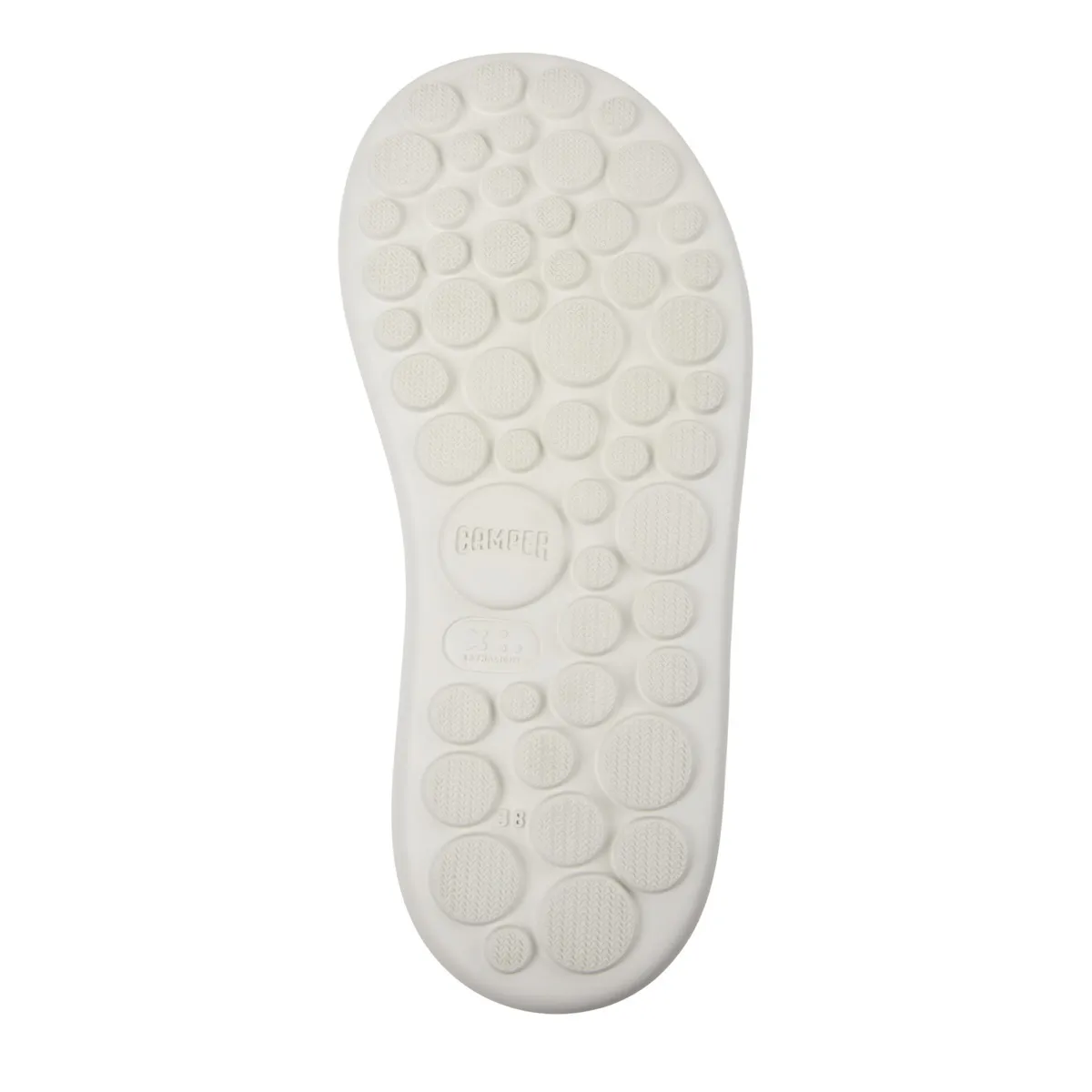 Weiße Leder Sandalen mit zwei Riemen