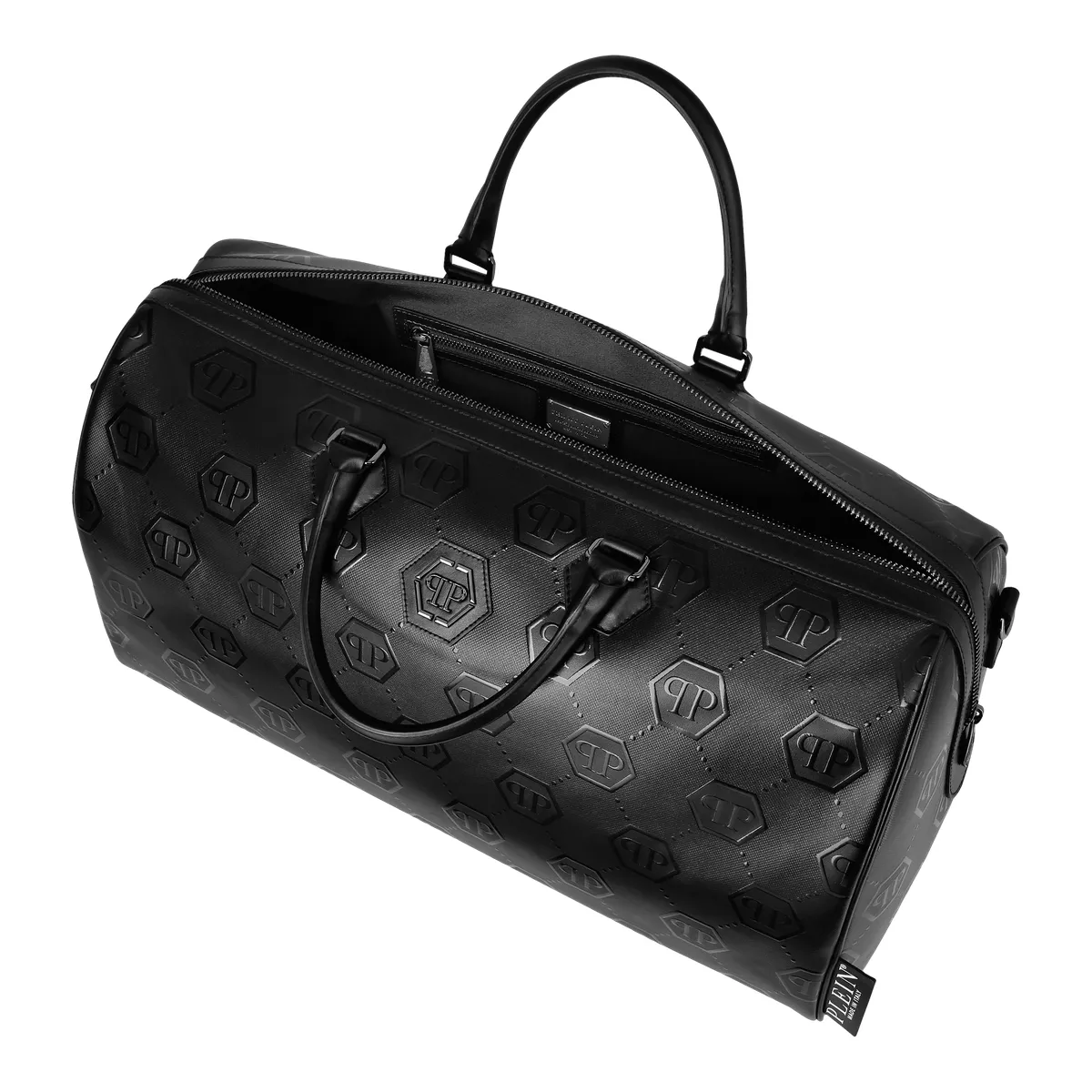 Weekender Reisetasche aus Leder mit Monogramm