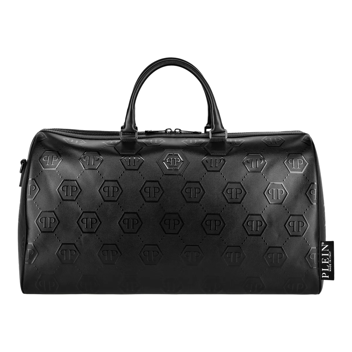 Weekender Reisetasche aus Leder mit Monogramm
