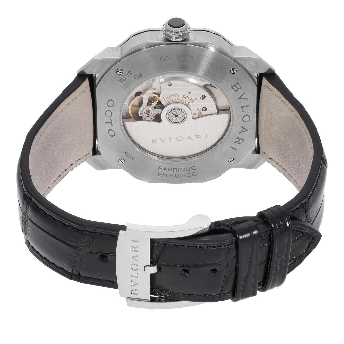 Octo Roma Silber Zifferblatt Uhr