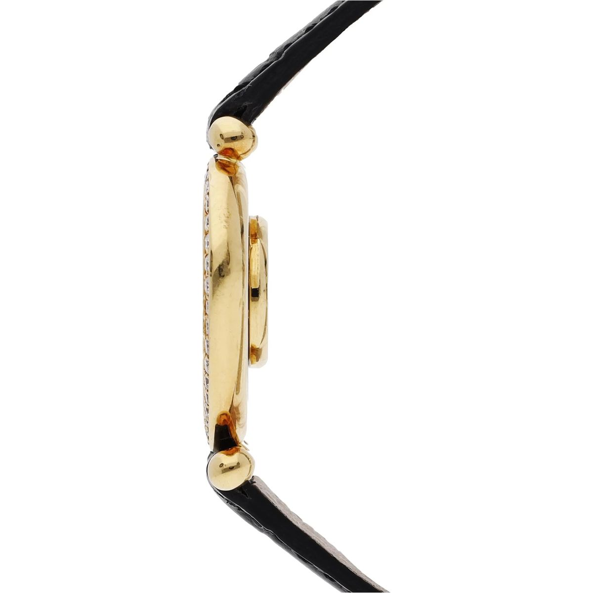 Elegante goldene Herz-Diamant-Uhr