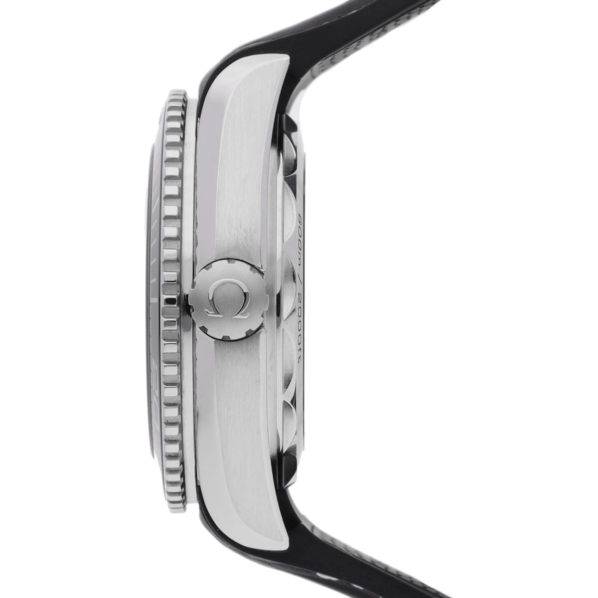 Seamaster Planet Ocean Uhr mit schwarzem Zifferblatt