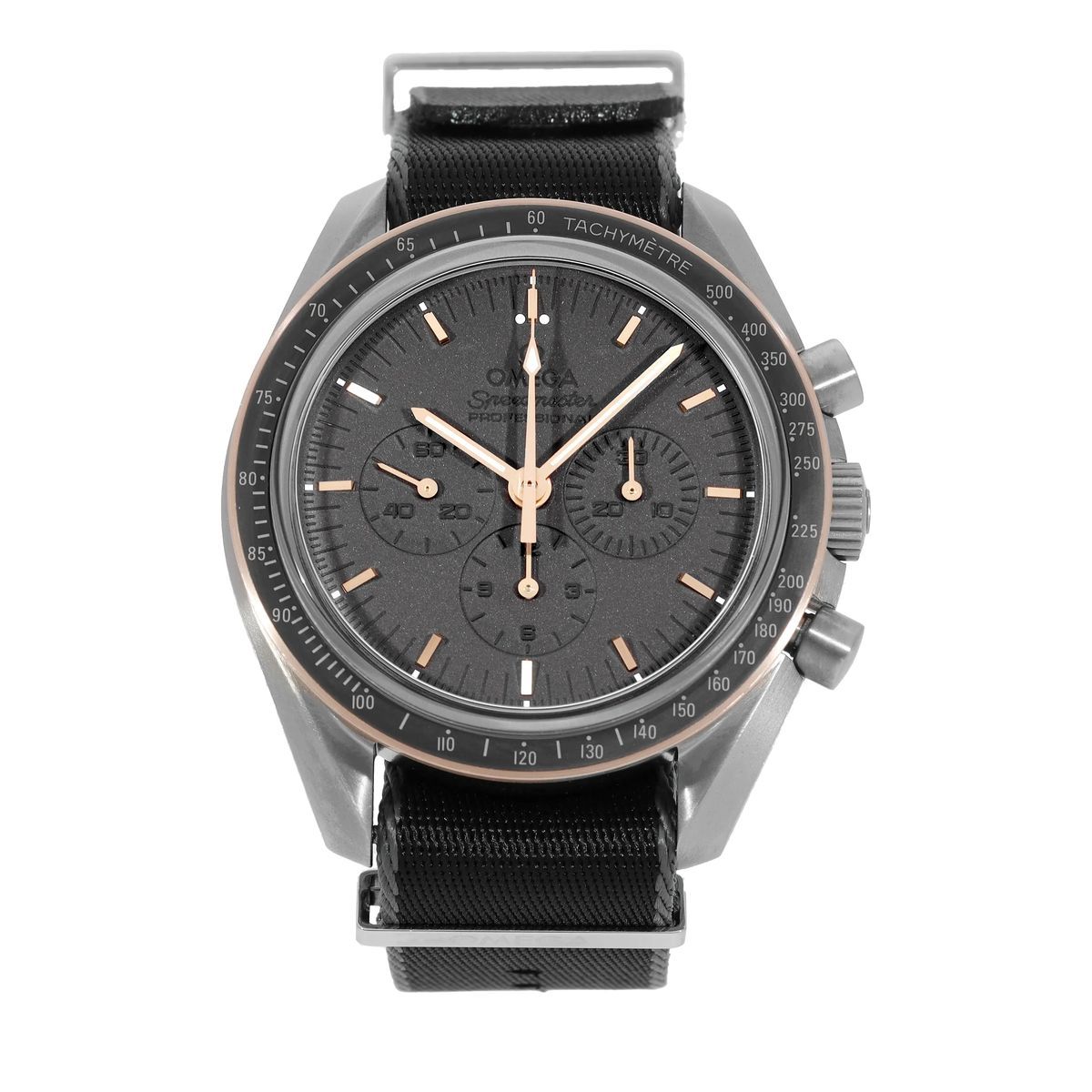 Graue Chronographenuhr Apollo 11 Edition