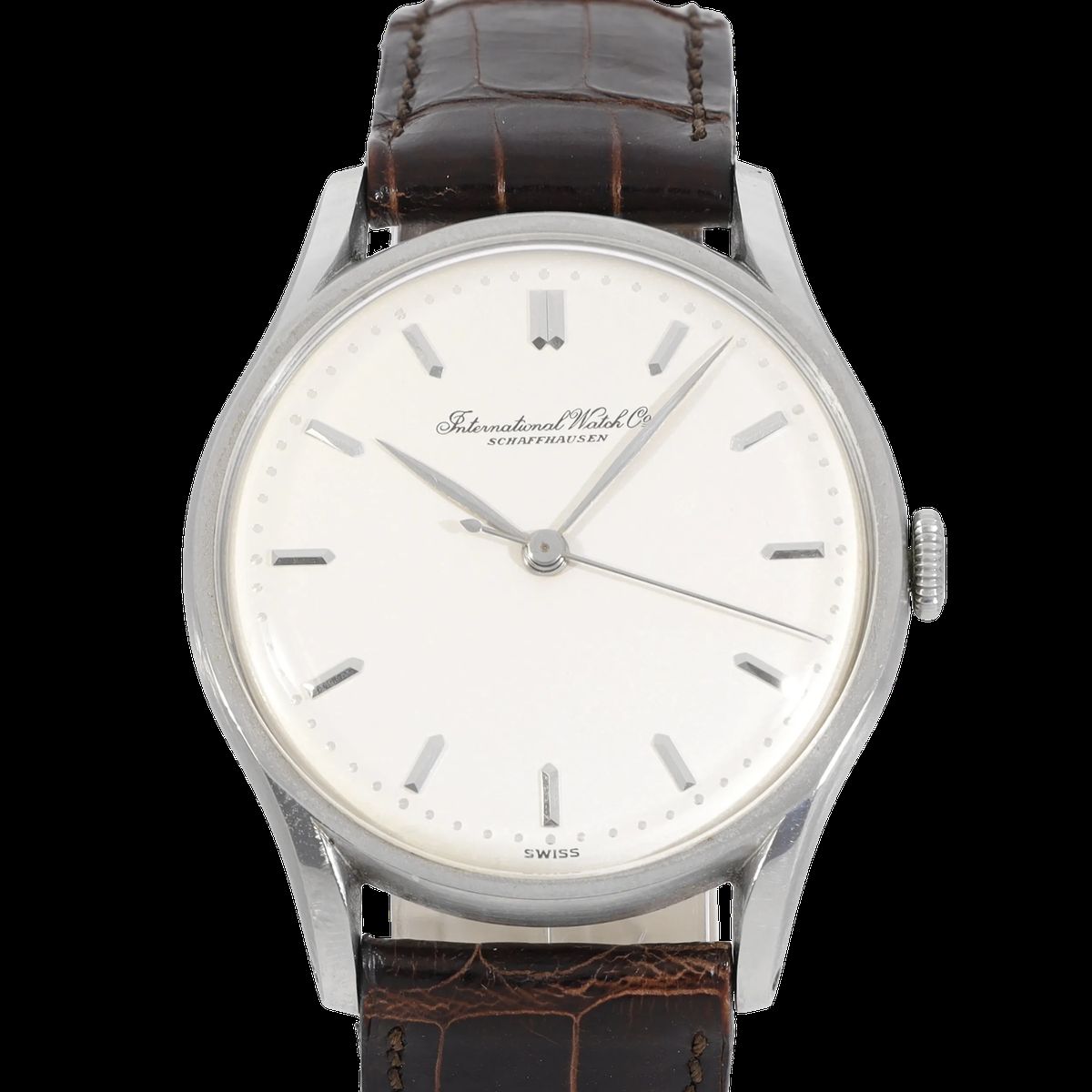 Silberne IWC Cal. 89 Unisex Armbanduhr