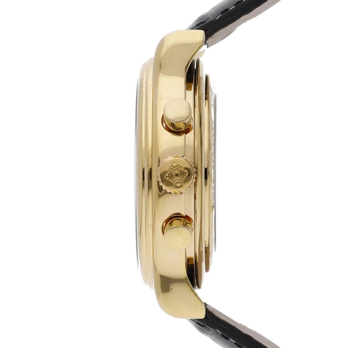 Gold Chronograph Uhr mit Mondphase