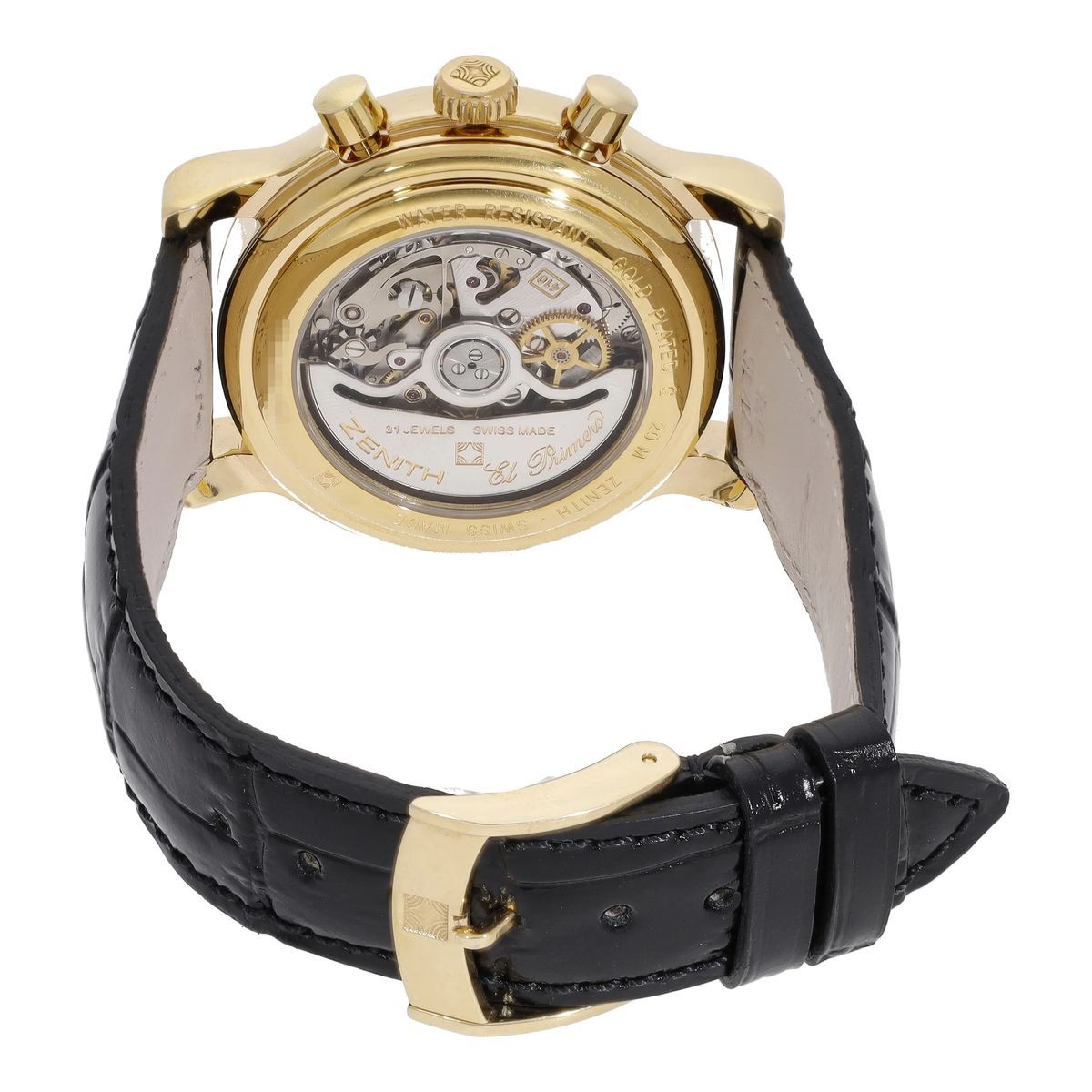 Gold Chronograph Uhr mit Mondphase