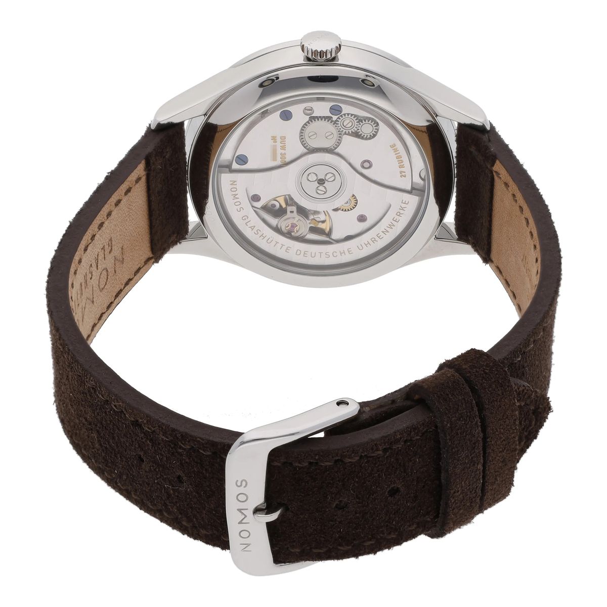 Elegante Unisex Armbanduhr mit braunem Armband