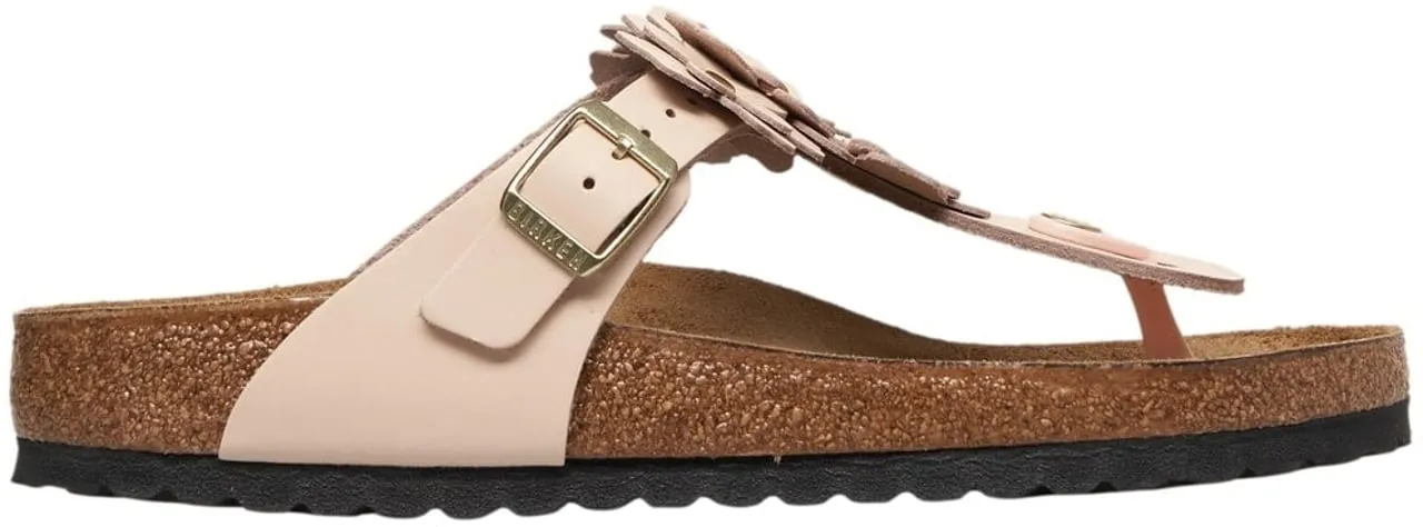 Zehentrenner Sandalen mit Blumenapplikation