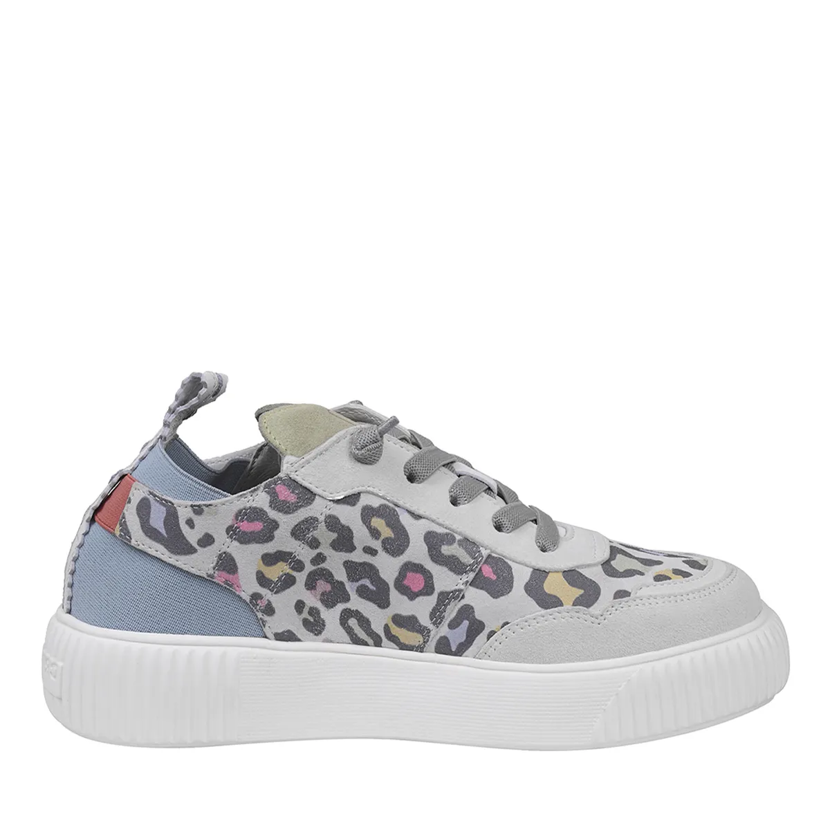 Leopardenmuster Low-Top Mode Sneaker