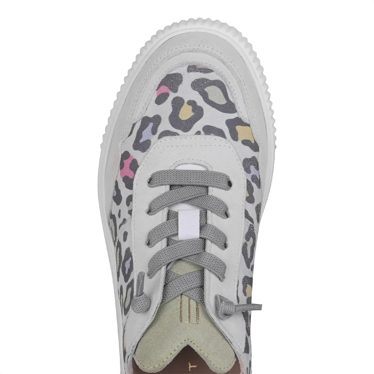 Leopardenmuster Low-Top Mode Sneaker