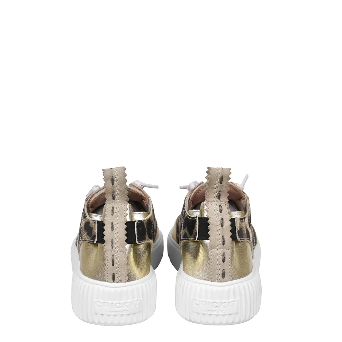 Low-Top Sneaker mit Leopardenmuster
