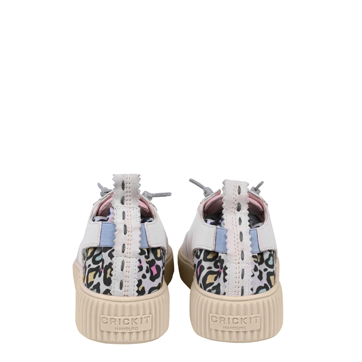 Weißer Leder-Low-Top-Fashion-Sneaker