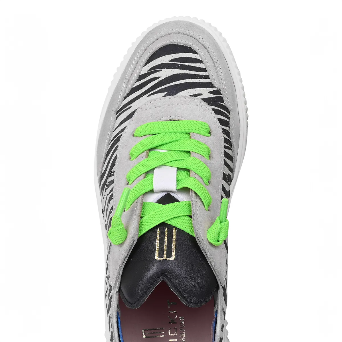 Low-Top Sneaker mit Zebraprint