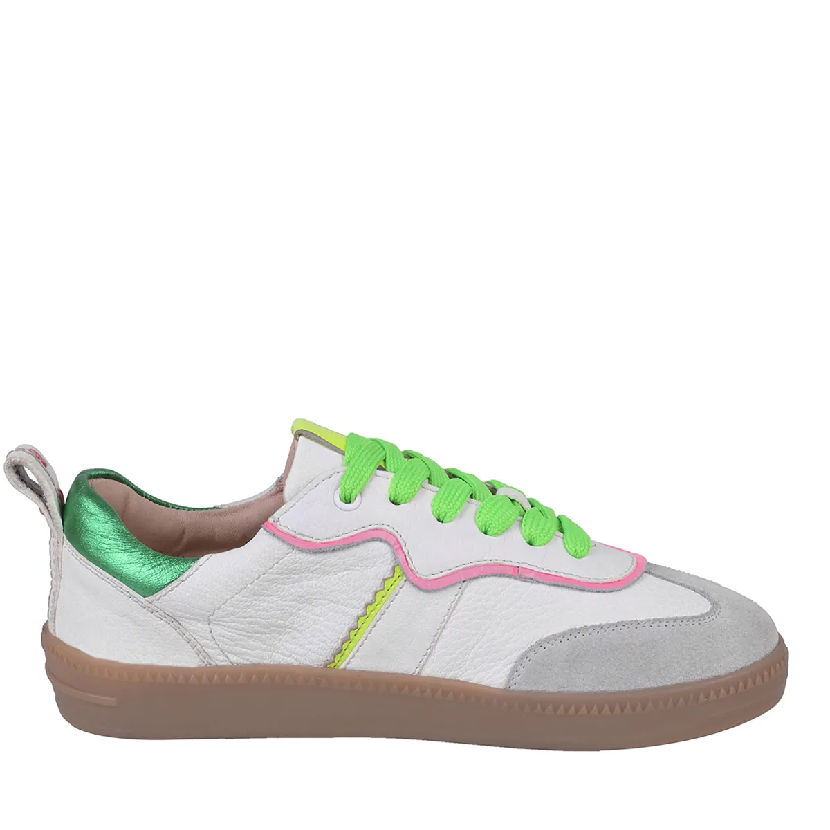 Modischer Low-Top-Sneaker aus Leder