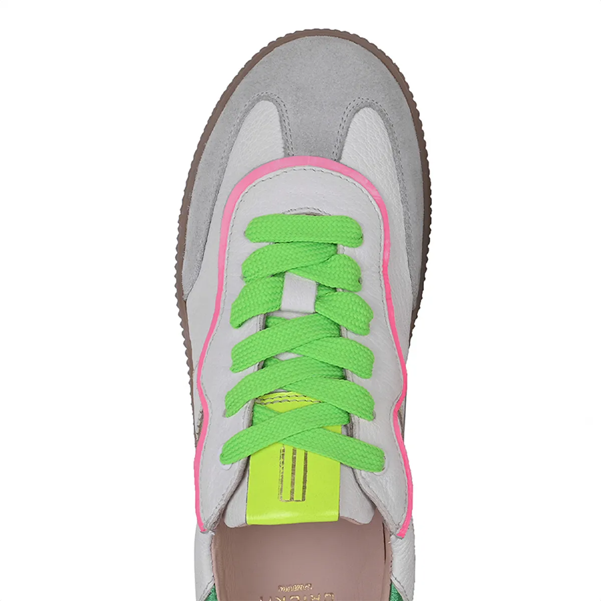 Modischer Low-Top-Sneaker aus Leder