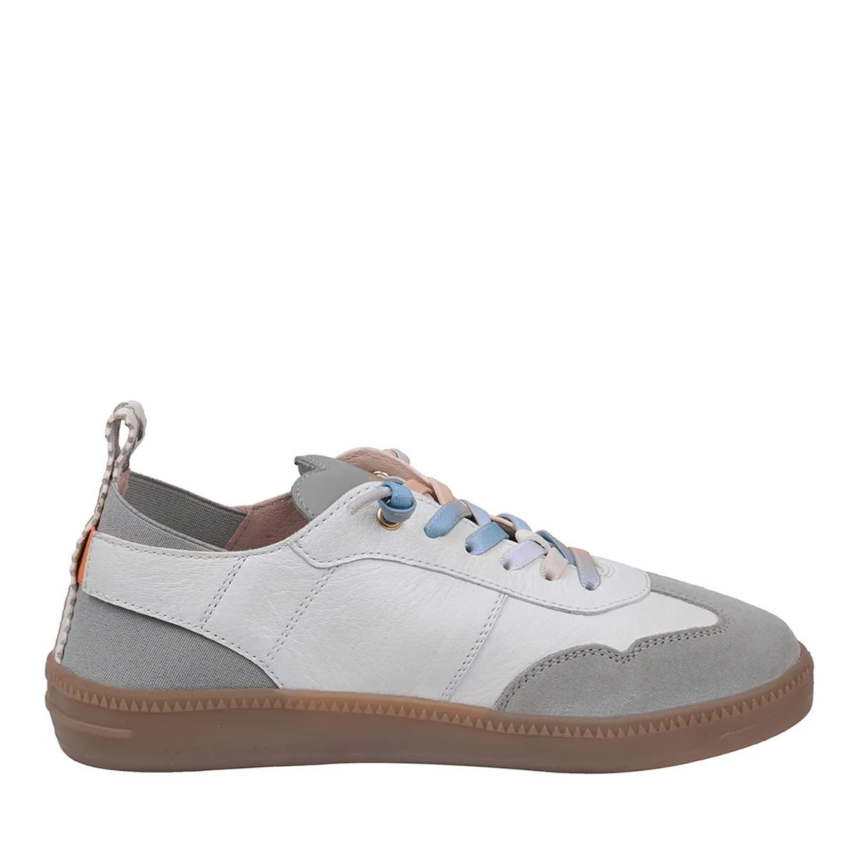 Lässige zweifarbige Low-Top-Sneakers