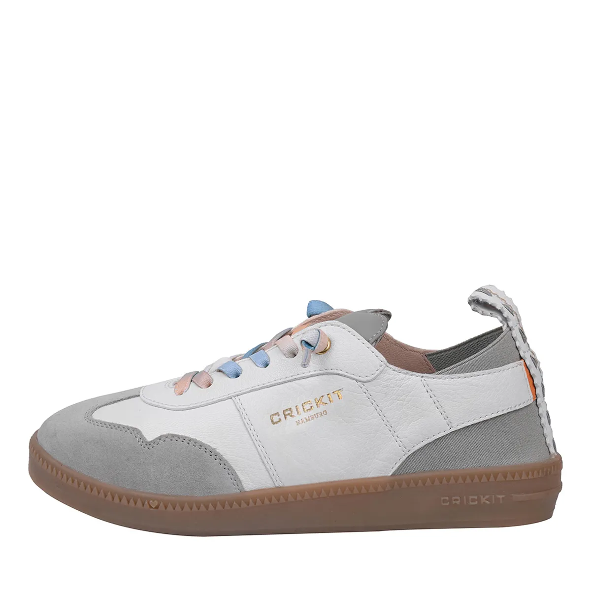 Lässige zweifarbige Low-Top-Sneakers