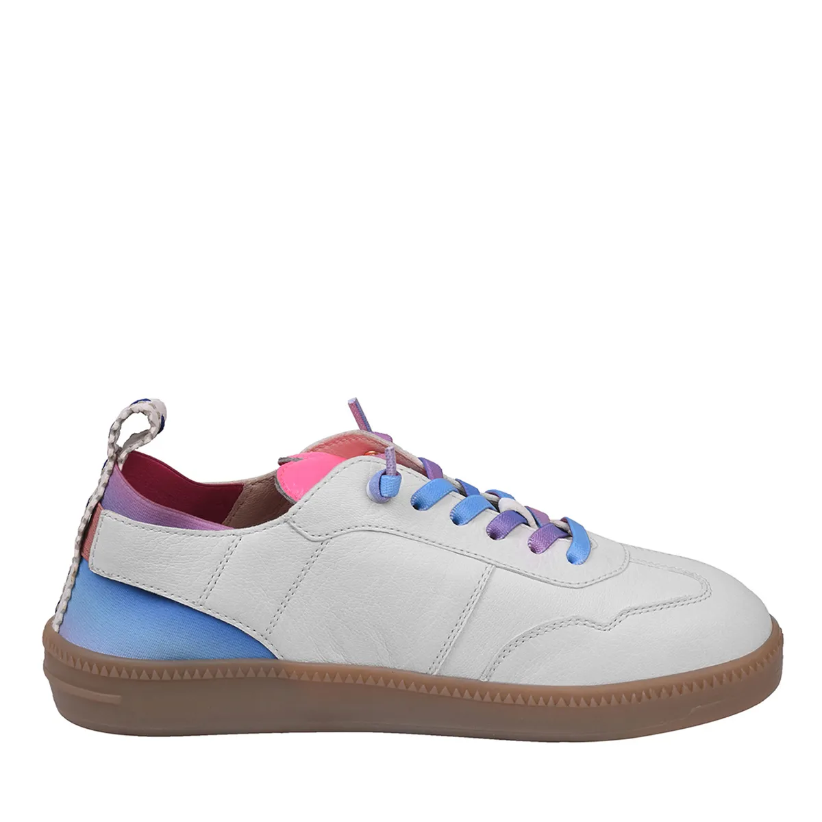 Weißer Leder-Sneaker