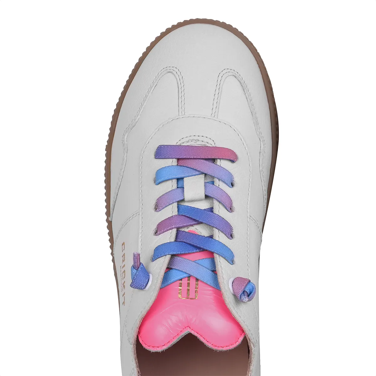 Weißer Leder-Sneaker