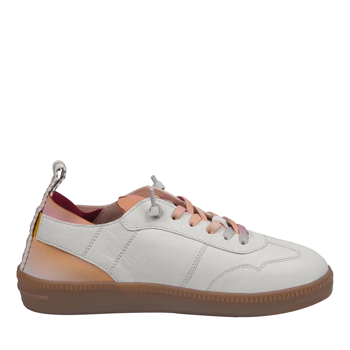 Niedrige Sneaker aus Leder