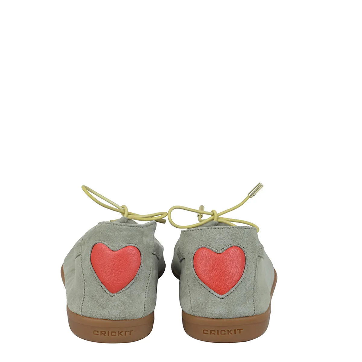 Bequeme Ballerinas aus Wildleder mit Schleife