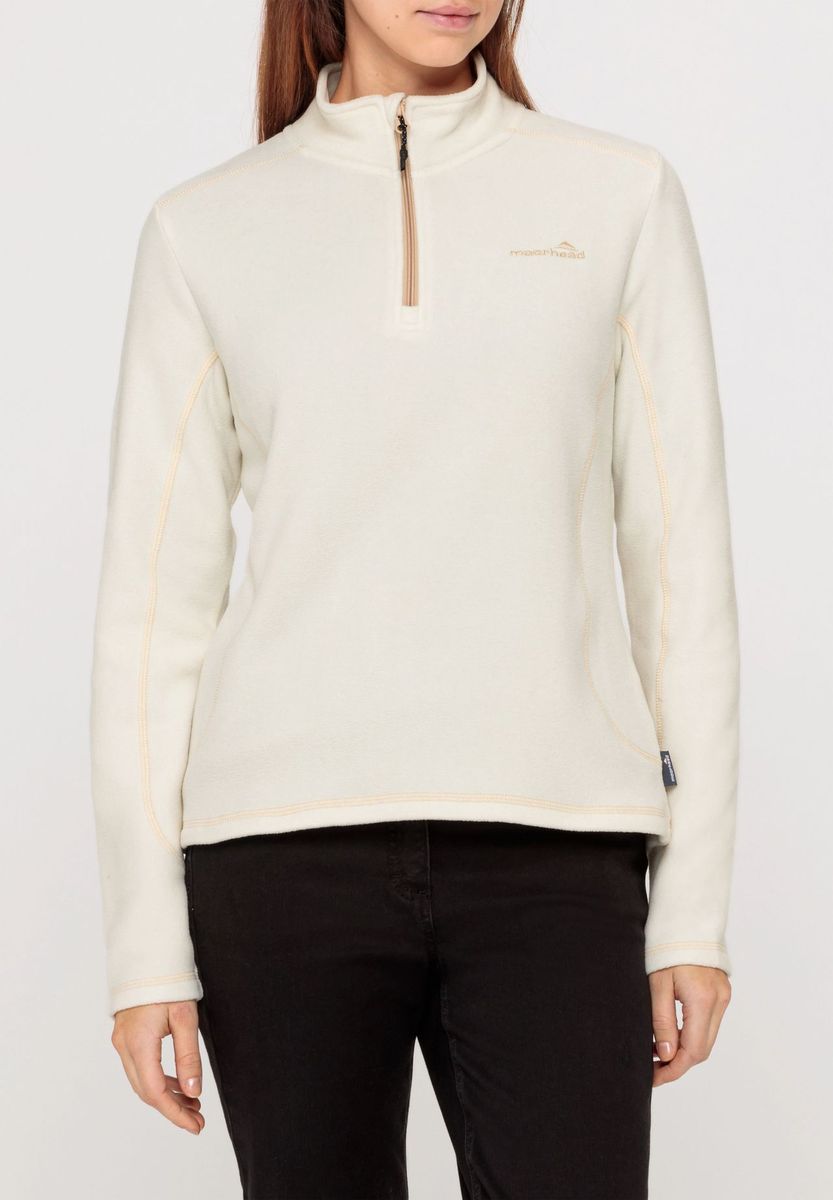 Outdoor-Fleece-Pullover mit Reißverschlusskragen