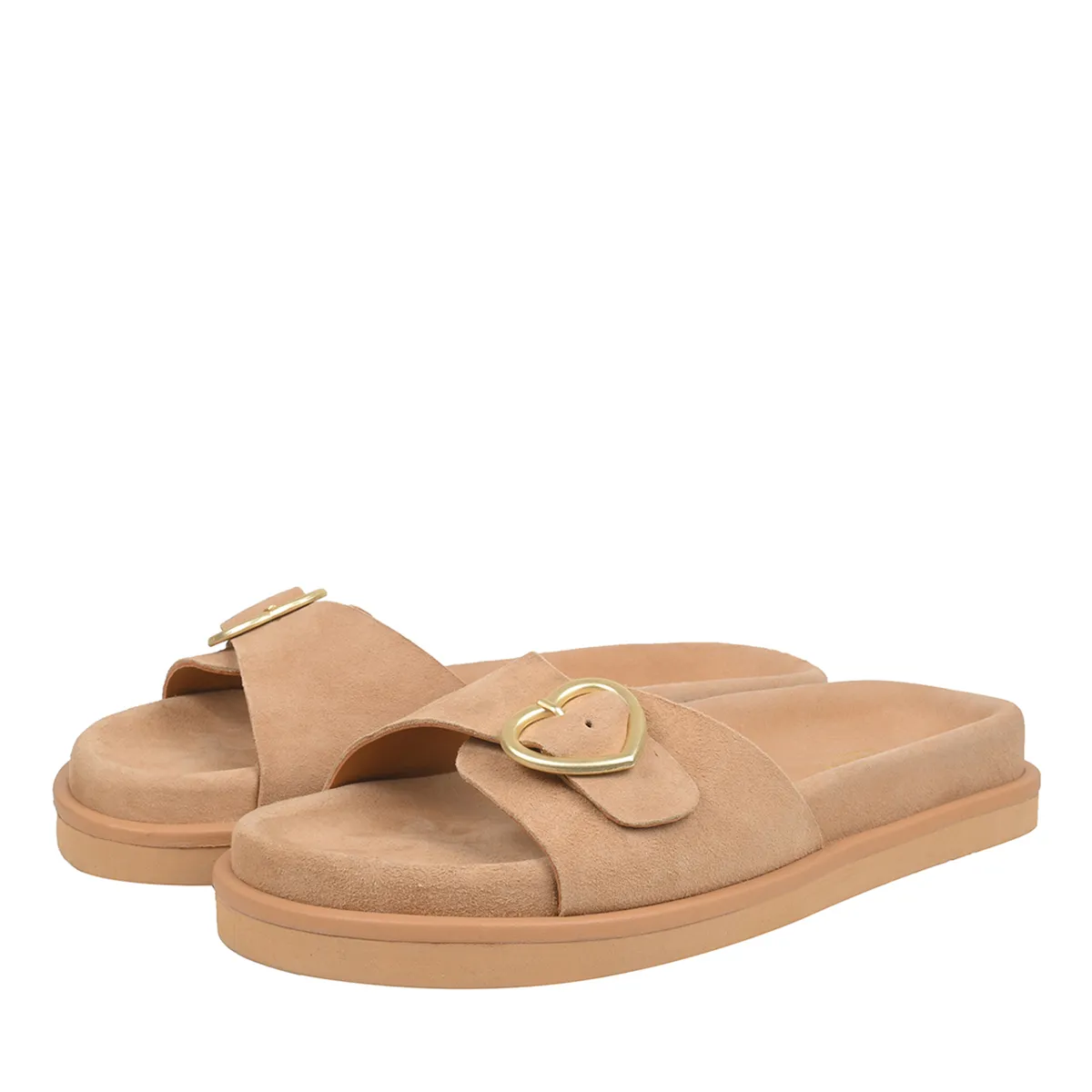 Slide Sandale mit Schnallendetail