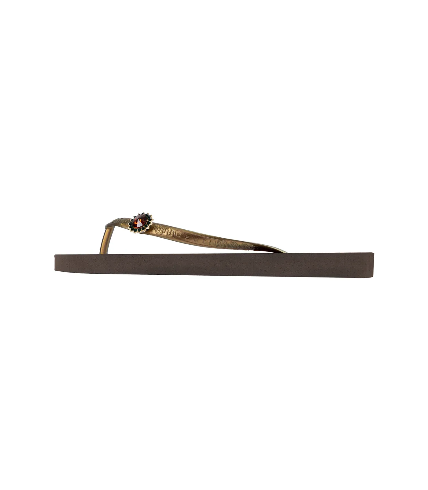 Verzierte Flip-Flops mit Schmuckstein