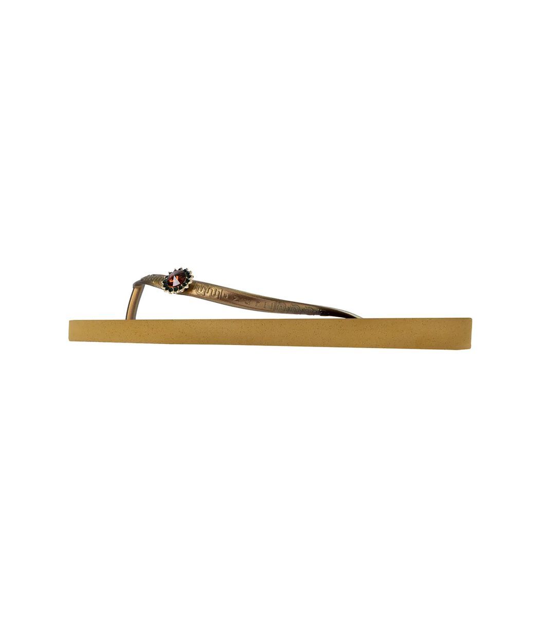 Verzierte Flip-Flops mit austauschbarem Detail