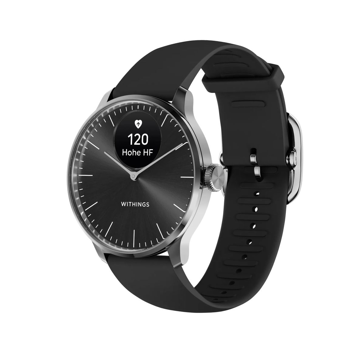Schlichte Hybrid-Smartwatch mit Sensoren