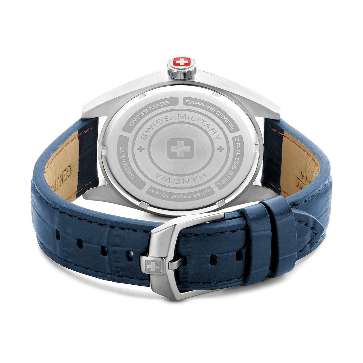 Elegante Armbanduhr im Militärstil
