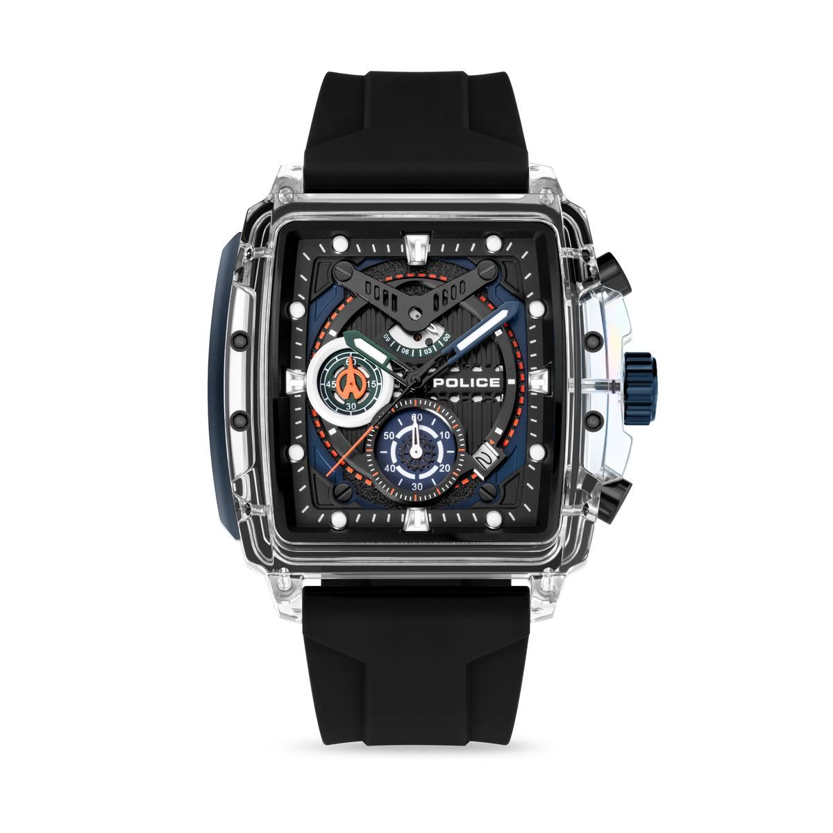 Quadratisches Multifunktions-Chronograph Uhrenset