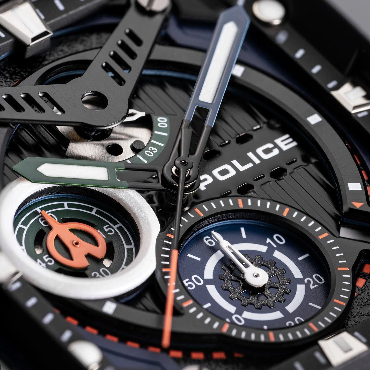 Quadratisches Multifunktions-Chronograph Uhrenset