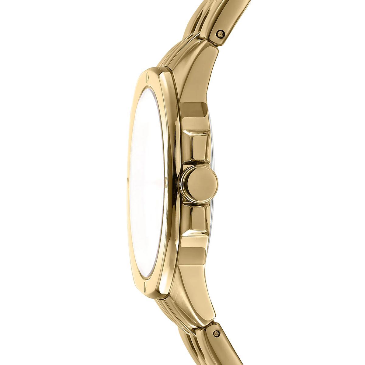 Brooklyn Midi Uhr in Goldton