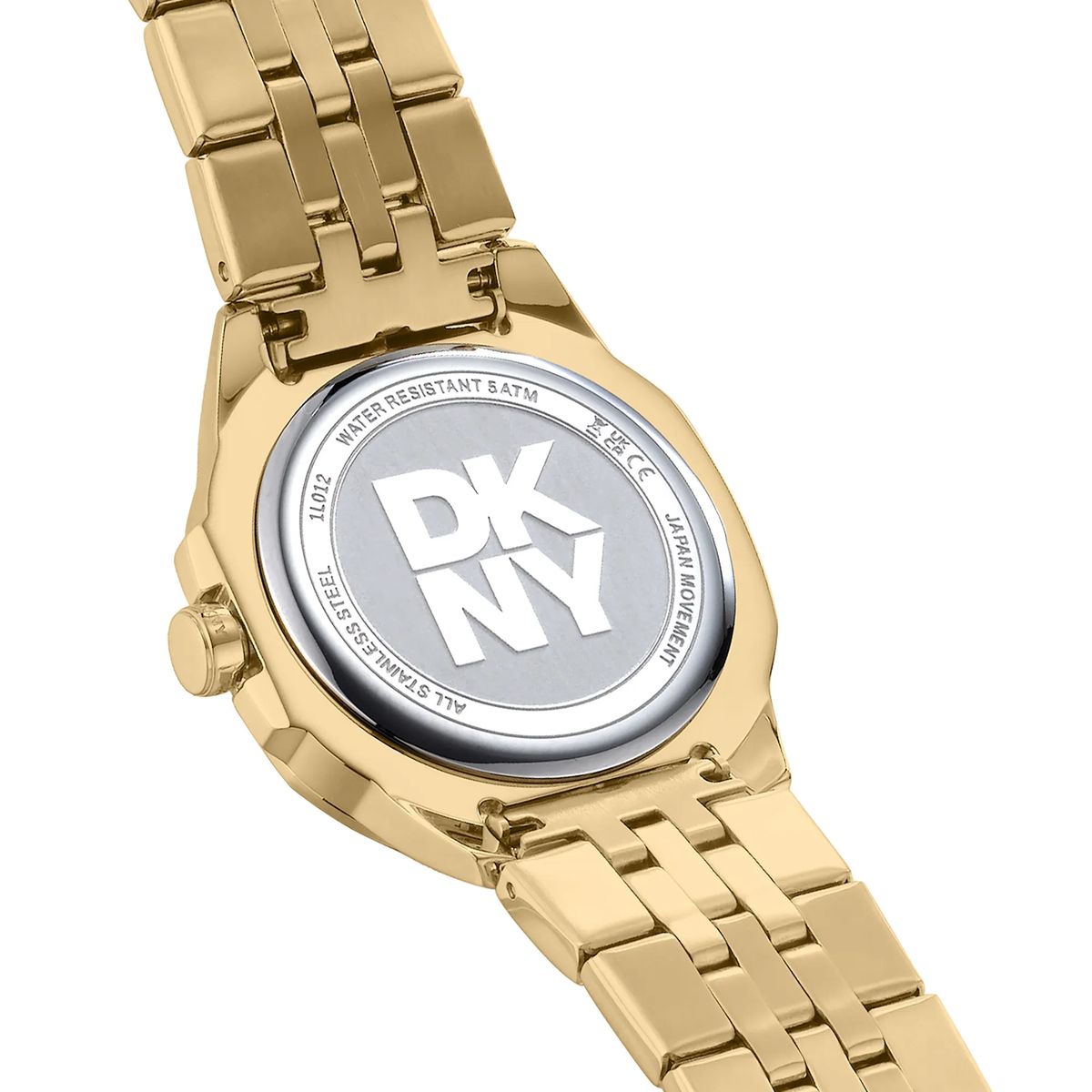 Brooklyn Midi Uhr in Goldton