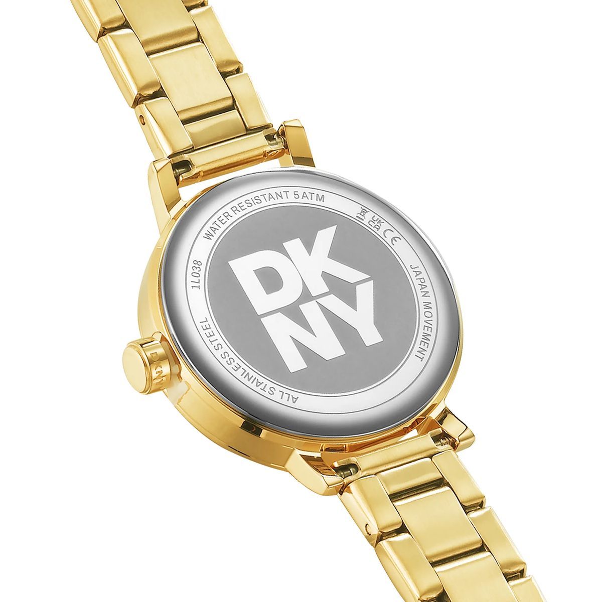Elegante goldfarbene Damenuhr