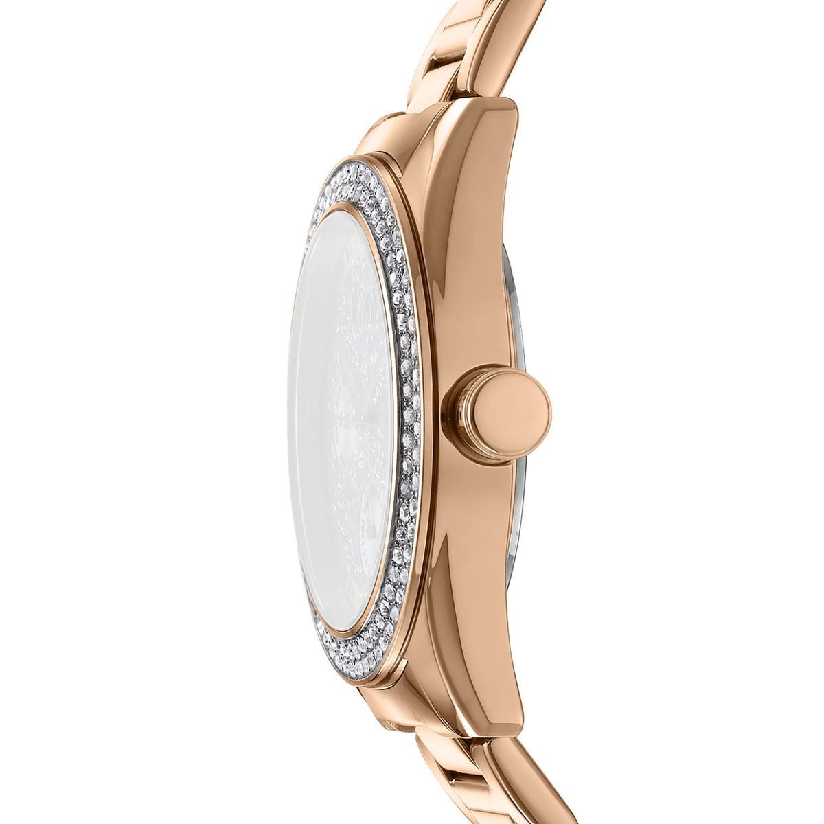 Multifunktions-Quartz-Uhr mit Strass