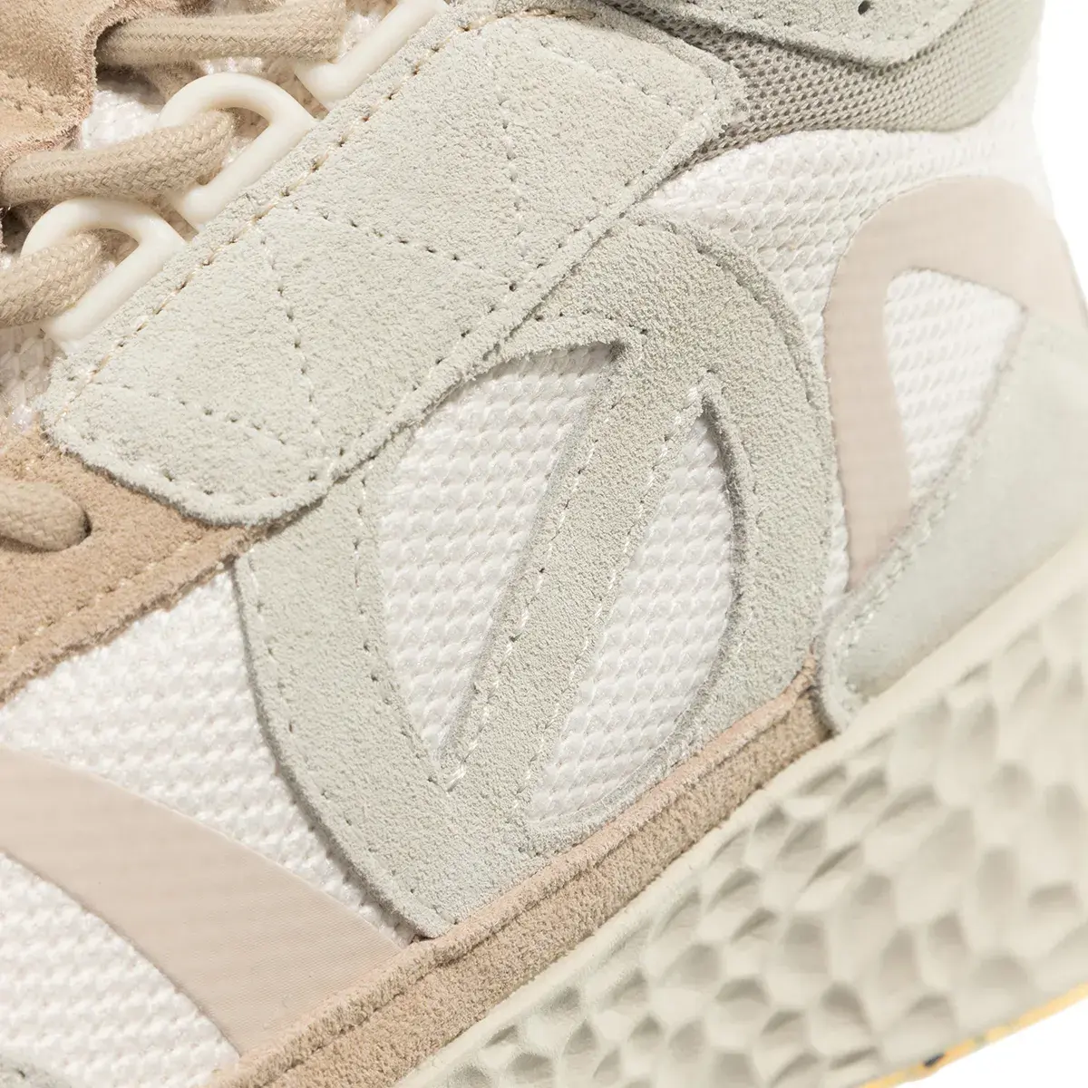Beige High-Top Mode-Sneakers