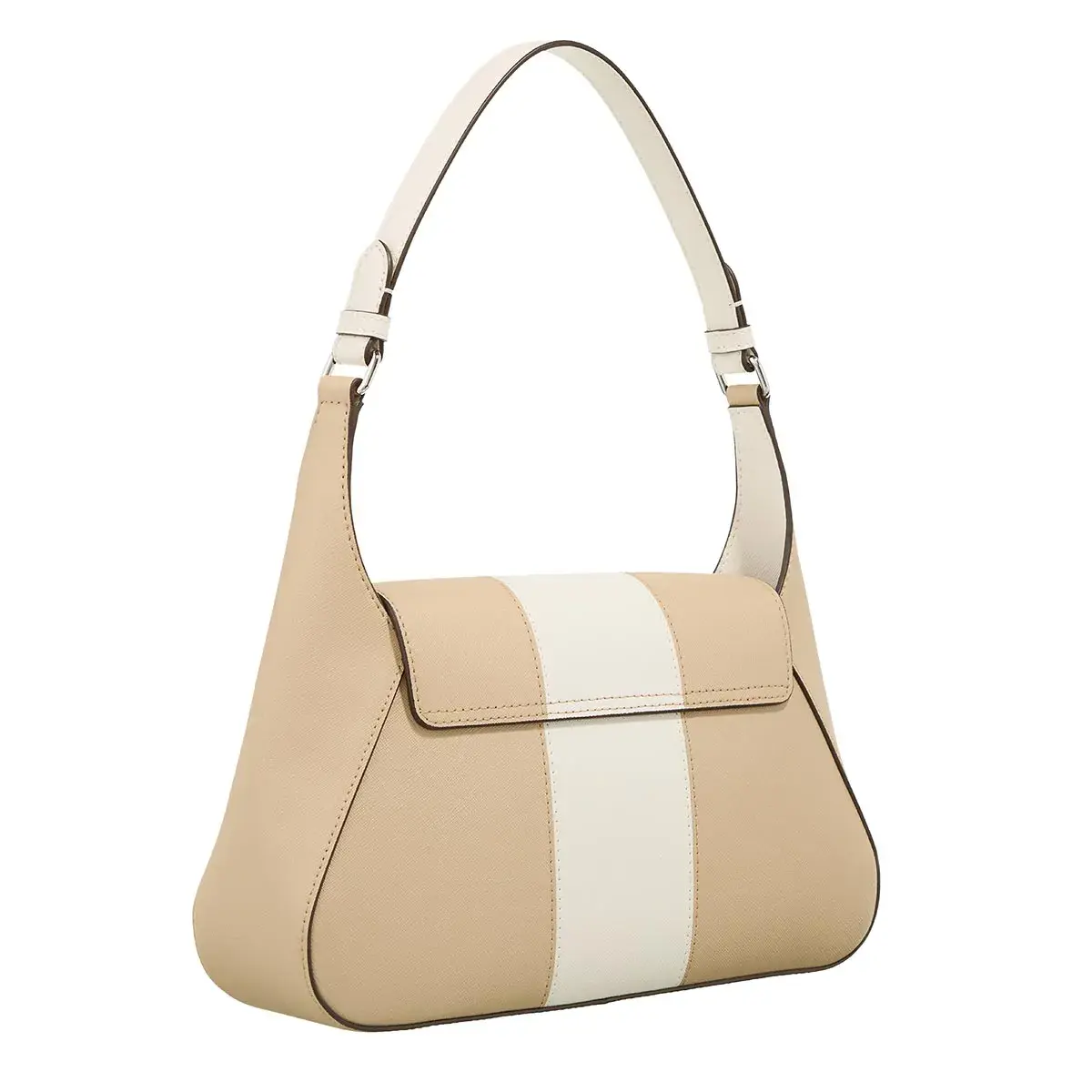 Elegante zweifarbige Schultertasche