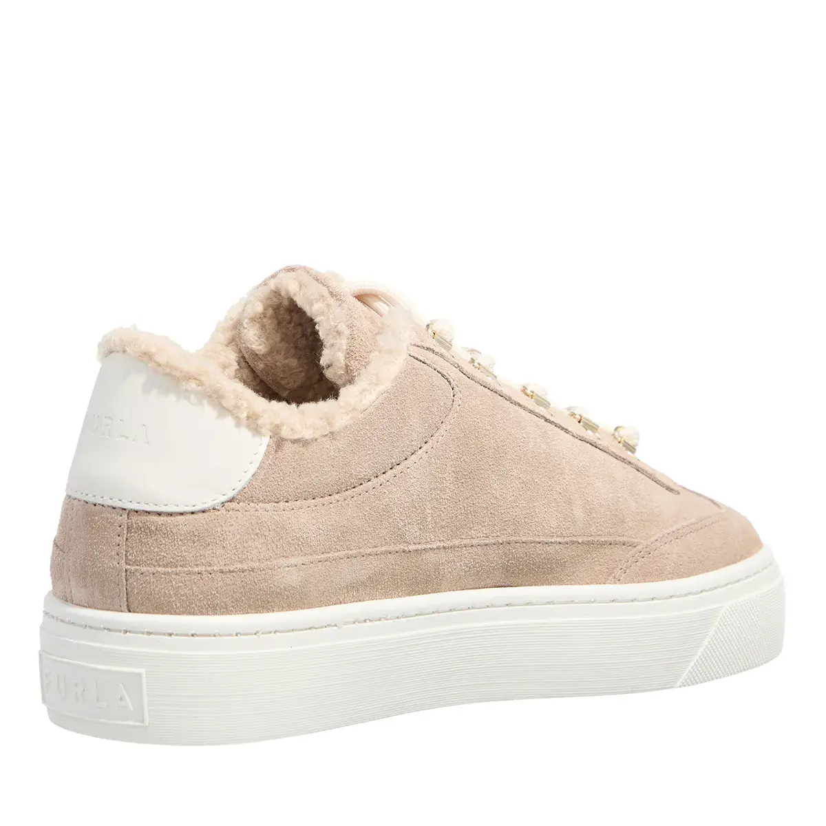 Furla Enjoy Taupe Wildleder Sneaker